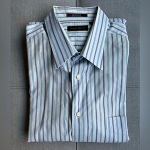 Joseph Abboud Button Down Striped Cotton Shirt